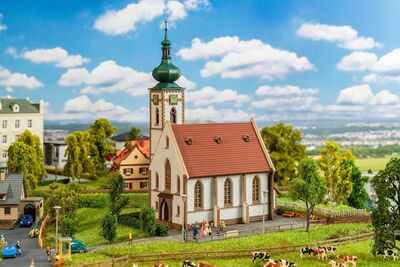 Faller N - 231726 - Dorfkirche - Artikelbild