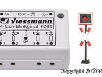Viessmann - 5060 - H0 Andreaskreuze mit Blinkelektronik, 2 Stück