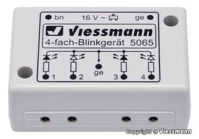 Viessmann - 5065 - Vierfach-Blinkelektronik für Andreaskreuze - Artikelbild