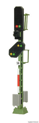 Viessmann N - 4414 - N Licht-Blocksignal mit Vorsignal - Artikelbild