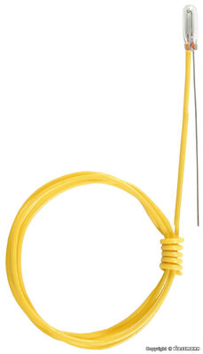 Viessmann - 6222 - Glühlampe klar T 1/2, Ø 1,8 mm, 16 V, 30 mA, 1 Kabel, 1 blanker Draht - Artikelbild