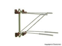 Viessmann H0 - 4172 - H0 Doppelausleger, 5 Stück