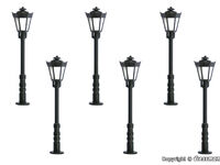 Viessmann N - 64706 - N Parklaterne, LED warmweiß, 5+1