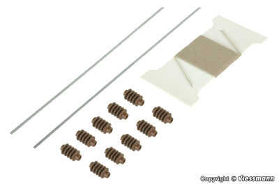 Viessmann N - 4376 - N Richtseile, Quertragseil und Isolatoren - Artikelbild