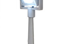 Viessmann H0 - 6334 - H0 Flutlichtstrahler mit Wandbefestigung, LED weiß - Artikelbild