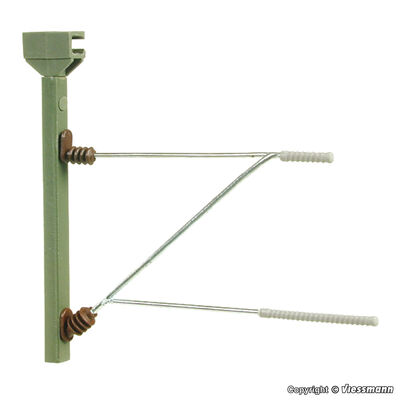 Viessmann H0 - 4186 - H0 Hängejoch mit Ausleger, 5 Stück - Artikelbild