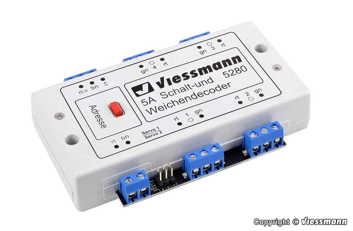 Viessmann - 5280 - Multiprotokoll Schalt- und Weichendecoder kaufen ...