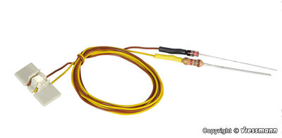 Viessmann - 6048 - LED für Etageninnenbeleuchtung weiß, 10 Stück - Artikelbild