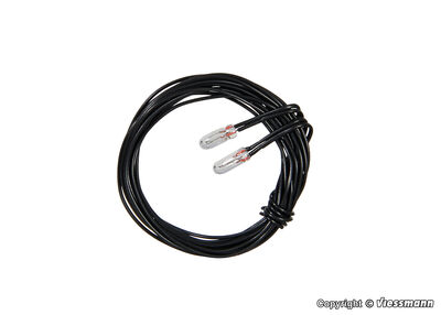 Viessmann - 3503 - Glühlampen klar T3/4, Ø 2,3 mm, 12 V, 50 mA, 2 Kabel, 2 Stück - Artikelbild