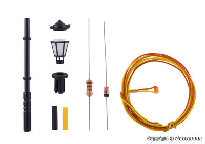 Viessmann TT - 6920 - TT Bausatz Parklaterne, LED warmweiß - Artikelbild