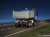 Viessmann H0 - 8000 - H0 CarMotion Basis Startset, MB ACTROS Muldenkipper mit Rundumleuchten, blau - Artikelbild