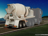 Viessmann H0 - 8230 - H0 MB ACTROS 2-achs Betonmischauflieger, Funktionsmodell - Artikelbild