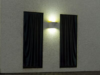 Viessmann H0 - 6026 - H0 Wandleuchte modern, 2 LEDs warmweiß - Artikelbild