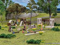 Vollmer H0 - 43668 - H0 Deko-Set Abenteuerspielplatz