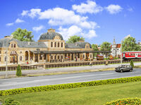 Vollmer H0 - 43559 - H0 Bahnsteig Baden-Baden, sechsteilig, erweiterungsfähig