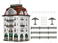 Vollmer H0 - 43618 - H0 Wiener Kaffeehaus - Artikelbild