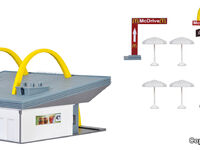 Vollmer H0 - 43634 - H0 McDonald´s Schnellrestaurant mit McDrive - Artikelbild