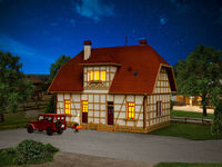 Vollmer H0 - 43654 - H0 Fachwerk-Siedlungshaus - Artikelbild