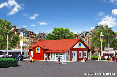 Vollmer H0 - 43658 - H0 Supermarkt ALDI Süd - Artikelbild