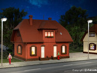 Vollmer H0 - 43659 - H0 Backstein-Siedlungshaus - Artikelbild