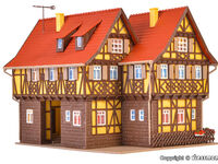 Vollmer H0 - 43692 - H0 Blumengeschäft mit Inneneinrichtung und Beleuchtung, Funktionsbausatz - Artikelbild