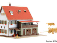 Vollmer H0 - 43721 - H0 Bauernhaus mit Scheune - Artikelbild