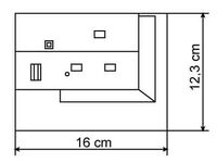 Vollmer H0 - 43721 - H0 Bauernhaus mit Scheune - Artikelbild