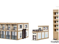 Vollmer H0 - 43759 - H0 Städtischer Feuerwehrstützpunkt, fünfständig - Artikelbild