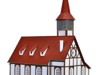 Vollmer H0 - 43768 - H0 Fachwerkkirche Altbach - Artikelbild