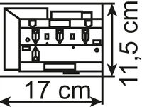 Vollmer H0 - 43783 - H0 Café mit Inneneinrichtung und LED-Beleuchtung, Funktionsbausatz - Artikelbild