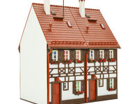 Vollmer H0 - 43847 - H0 Reihen-Doppelhaus mit Fachwerk - Artikelbild