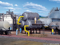 Vollmer H0 - 45520 - H0 Kessel liegend, dreifach