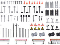 Vollmer H0 - 45746 - H0 Deko-Set Feuerwehr - Artikelbild