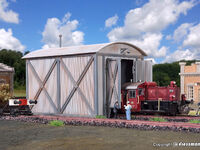 Vollmer H0 - 45761 - H0 Lokschuppen für Köf, einständig