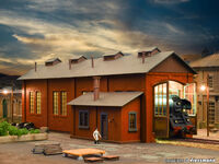 Vollmer H0 - 45762 - H0 Lokschuppen, einständig - Artikelbild