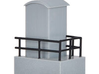 Vollmer H0 - 46509 - H0 Fernsprechhaus mit Treppenaufgang - Artikelbild