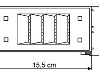 Vollmer N - 47605 - N E-Lokschuppen mit Türschließvorrichtung, zweiständig - Artikelbild