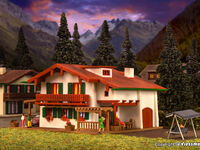 Vollmer N - 47754 - N Chalet Edelweiß mit Carport - Artikelbild