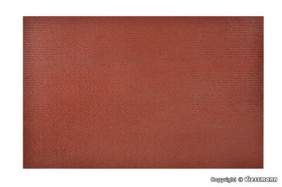 Vollmer G - 48823 - G Mauerplatte Klinker aus Steinkunst, gealtert, L 54,5 x B 34 cm - Artikelbild