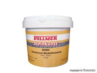 Vollmer H0 - 48900 - Steinkunst-Modellierpaste, Farbe Natur, 500 g - Artikelbild