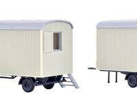 Kibri H0 - 10278 - H0 Bauwagen, 2 Stück - Artikelbild