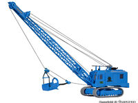 Kibri H0 - 11283 - H0 MENCK Bagger M154 LC mit Schürfkübel - Artikelbild