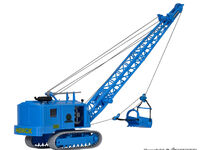 Kibri H0 - 11283 - H0 MENCK Bagger M154 LC mit Schürfkübel - Artikelbild