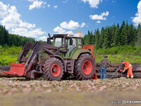 Kibri H0 - 12246 - H0 FENDT mit Frontpolterschild und Trommelwinde