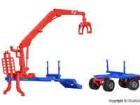 Kibri H0 - 12251 - H0 DOLL Langholzaufbau mit Nachläufer - Artikelbild