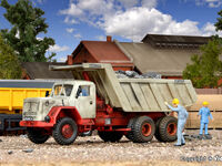 Kibri H0 - 14031 - H0 MAGIRUS mit MEILLER Gesteinsmulde