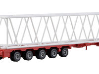 Kibri H0 - 15710 - H0 GOLDHOFER 5-achs Tiefbettkombination mit Beladung - Artikelbild