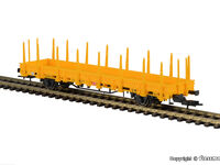 Kibri H0 - 16200 - H0 Niederbordwagen, gelb - Artikelbild