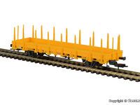 Kibri H0 - 16200 - H0 Niederbordwagen, gelb - Artikelbild