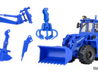 Kibri H0 - 18455 - H0 THW ZETTELMEYER Radlader ZL1801 mit beleuchtetem Arbeitsscheinwerfer-ersetzt 48455 - Artikelbild